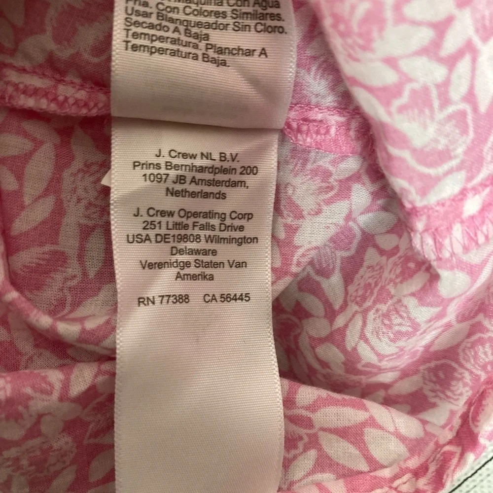 J. Crew Factory Floral Blouse